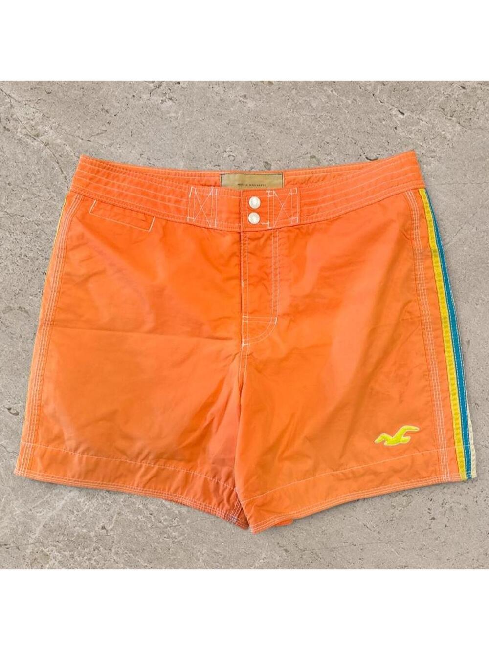 Beautiful Y2K Hollister Co. Orange Swim Trunks